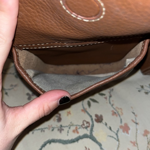 dooney & bourke brown purse with two front pockets - Picture 13 of 17